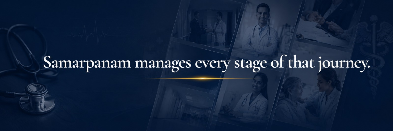 Samarpanam manages every stage of the patient journey
